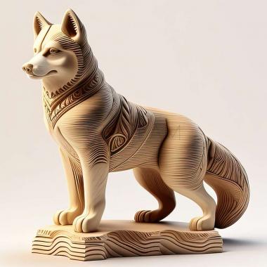 3D модель WeSiberian Husky собака (STL)